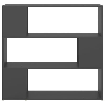 vidaXL Knjižna omara za razdelitev prostora siva 100x24x94 cm