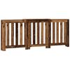 vidaXL Pokrov za radiator starinski les 205x21,5x83,5cm inženirski les