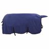 vidaXL Konjski pla&scaron;č Temno modra 145 cm Poliester Fleece