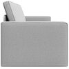 vidaXL Sofa postelja 200cm Oblačno siva blago
