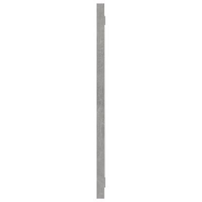 vidaXL Kopalniško ogledalo betonsko sivo 90x1,5x37 cm iverna plošča