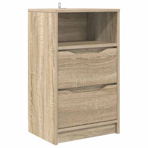 vidaXL Nočna omarica Sonoma hrast 40 x 30 x 467 cm Konstruiran les