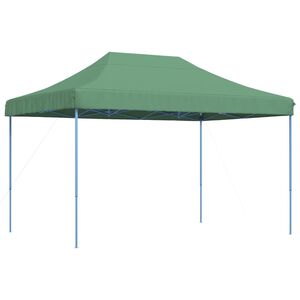 vidaXL Zložljivi pop-up &scaron;otor za zabave zelen 410x279x315 cm