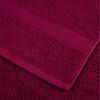 vidaXL Komplet brisač iz bombaža 12-delni SOLUND bordo 600 gsm