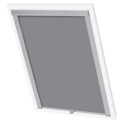 vidaXL Senčilo za zatemnitev okna sivo PK08