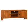 vidaXL TV omarica 110x30x40 cm trdna tikovina