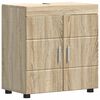 vidaXL Komplet omaric za kopalnico TULUM Sonoma hrast 60 x 34 x 63 cm