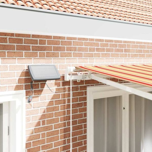 vidaXL Retraktilna tenda z 350 x 250 cm blago