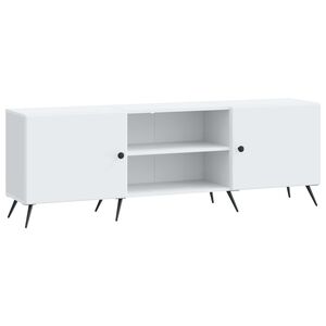 vidaXL TV omarica Bela 150 x 31 x 50 cm Inženirski les