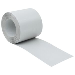 vidaXL Vrtna platna za zasebnost 10 kosov svetlo siva 252,5x19 cm PVC