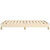 vidaXL Posteljni okvir brez vzmetnice krem 120x190 cm blago