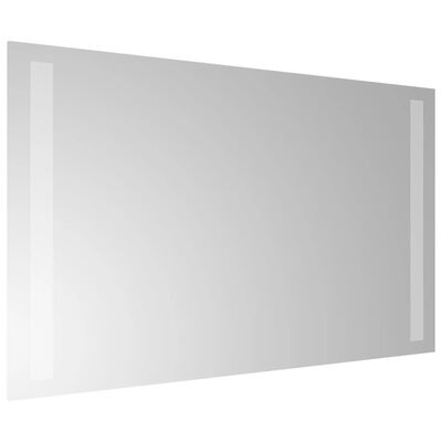 vidaXL LED kopalniško ogledalo 60x30 cm