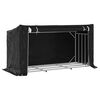 vidaxL Stojalo za drva z dežnim pokrovom 200,5x80,5x110,5 cm