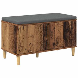 vidaXL Haldna klop Star les 80 x 38 x 46 cm Oblikovan Les in Tkanina
