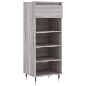 vidaXL Omarica za čevlje siva sonoma 40x36x105 cm inženirski les