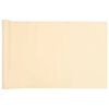 vidaXL Balkonsko platno za zasebnost krem 700x75 cm PVC