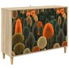 vidaXL Strani &scaron;al ZAANDAM Sonoma 102 x 33 x 75 cm Inženirski les