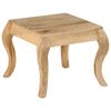 vidaXL Odstavna mizica 45x45x40 cm trden mangov les