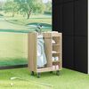 vidaXL Golf omara s kolesom Enobarvno Sonoma hrast 65 x 45 x 98 cm