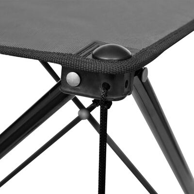 Zložljiva mizica za kampiranje sive barve