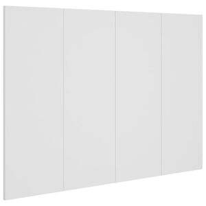 vidaXL Posteljno vzglavje belo 120x1,5x80 cm konstruiran les
