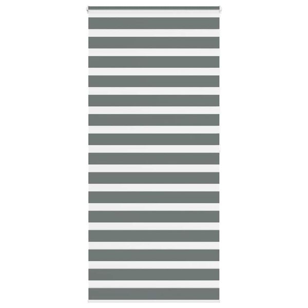vidaXL Zebra senčilo temno sivo 105x200 cm tkanina širina 100,9 cm