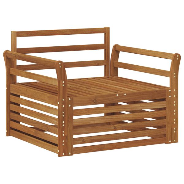 vidaXL 2 Kos Sedežna garnitura z naslonjali za roke Naravna