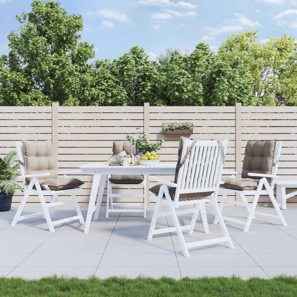 vidaXL Blazina za stol 4 kosi taupe oxford tkanina