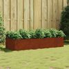 vidaXL Vrtna visoka greda 200x80x40 cm corten jeklo