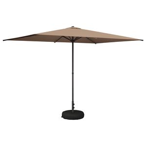 vidaXL Vrtna senčnica z osnovo 200 x 300 cm Poliester Pravokotna Taupe