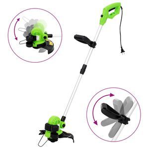 vidaXL Električne teleskopske &scaron;karje za živo mejo 29 cm 550 W