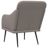vidaXL Fotelj taupe 63x76x80 cm blago