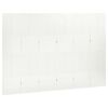 vidaXL Paravan 6-delni bel 240x180 cm jeklo