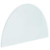 vidaXL Steklena plo&scaron;ča za kamin Transparentno 1000 x 600 mm Steklo