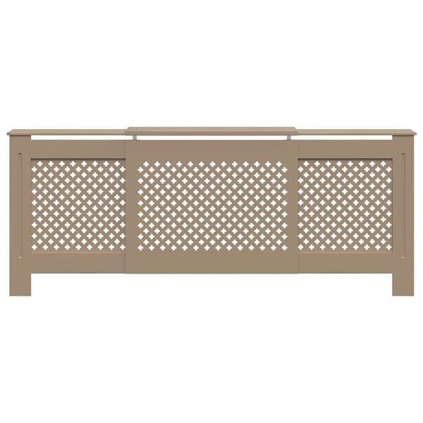 vidaXL Pokrov za radiator MDF 205 cm