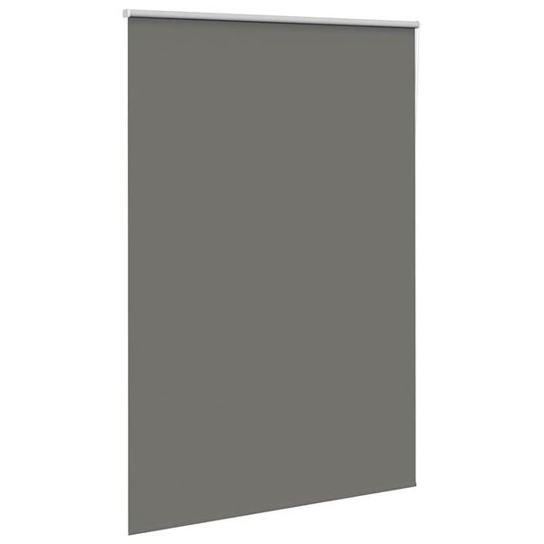 vidaXL Roleta Blackout siv 150x230 cm &Scaron;irina tkanine 146,6 cm