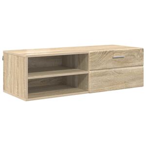 vidaXL Lesena omara Sonoma hrast 100,5 x 39 x 30 cm Konstruiran les