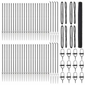 vidaXL Steber ograje. Siva