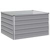 vidaXL Povi&scaron;ana vrtna gredica Siva 100 x 80 x 55 cm