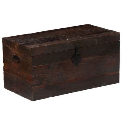 vidaXL Škatla za shranjevanje iz trdnega predelanega lesa 80x40x40 cm