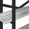 vidaXL Knjižna polica Siva Sonoma 100 x 33,5 x 178 cm Konstruiran les