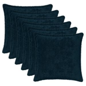 vidaXL Prevleka za blazino 6 kos HOUTEN Temno modra 30 x 30 cm
