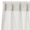 vidaXL Voile zavesa z zavesami 2 pcs krema 175 x 140 cm Poliester