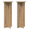 vidaXL Stojalo za rastline 2 pcs Artisan hrast &Oslash;40 x 100 cm