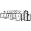vidaXL Ptičnica antracitna 1,79x10x1,85 m aluminij