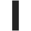 vidaXL Visoka omara črna 70x41x185 cm inženirski les