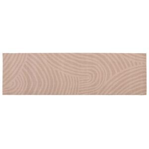 vidaXL Kuhinjska preproga taupe skandinavski 150 x 45 cm 100% poliamid