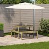vidaXL Piknik miza 110x134x75 cm impregnirana borovina