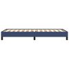 vidaXL posteljni okvir brez vzmetnice Modra 90x200cm Tkanina