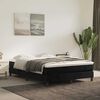 vidaXL Vzmetnica z žepkasto vzmetjo srednje trdote črna 140x220x20 cm žamet